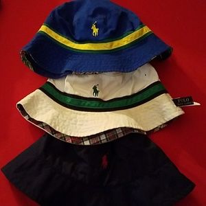 3 Polo Bucket Hats